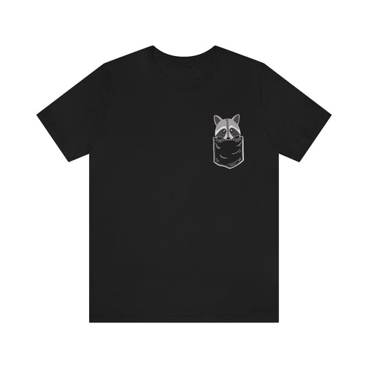 Raccoon Pocket Unisex Heavy Cotton Tee