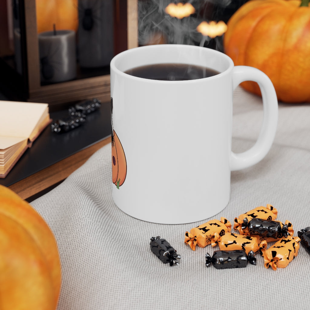 Raccoon in a pumpkin Ceramic Mug 11oz